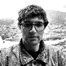 Pixelated head shot of me